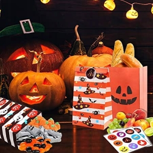 Torby na Słodycze Halloween Papierowe 20x12 12 szt