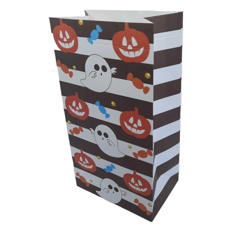Torby na Słodycze Halloween Papierowe 20x12 12 szt