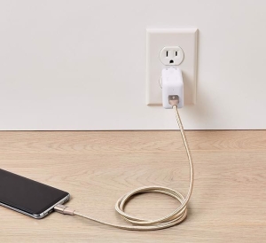 Kabel USB Typ C 3.1 Ładowarka Nylonowy 0,9m Złoty