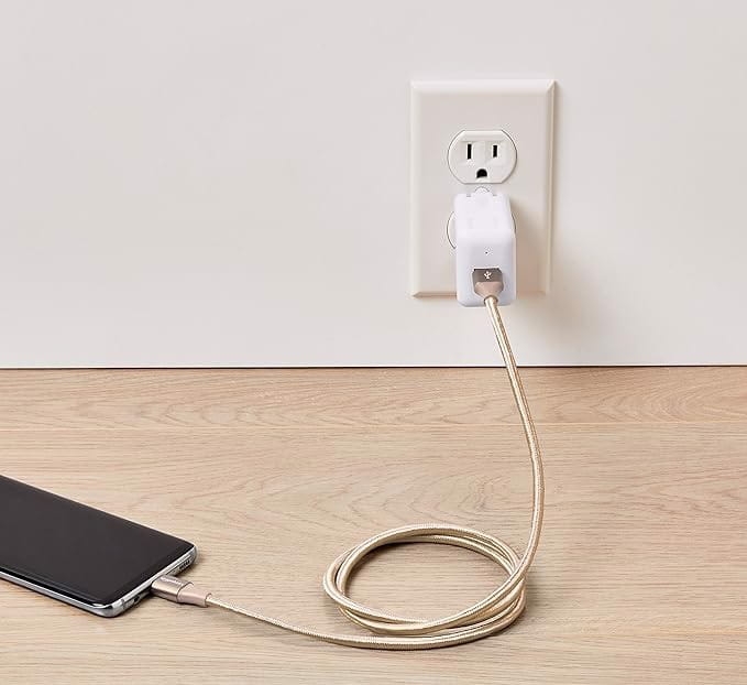 Kabel USB Typ C 3.1 Ładowarka Nylonowy 0,9m Złoty