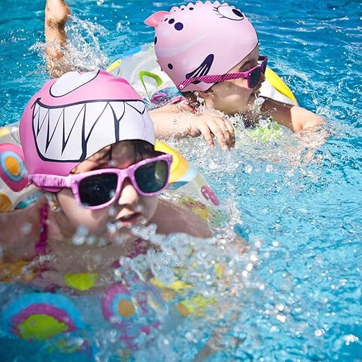 Czepek Kąpielowy Silikonowy Rybka Beż