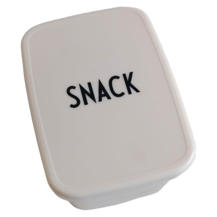 Pojemnik Pudełko Na Przekąski Małe Białe SNACK