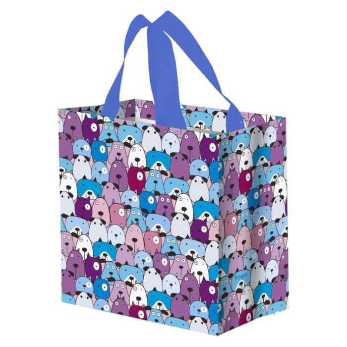 Torba na zakupy 10L 25x15x27 Pysiaki niebiesk 1szt