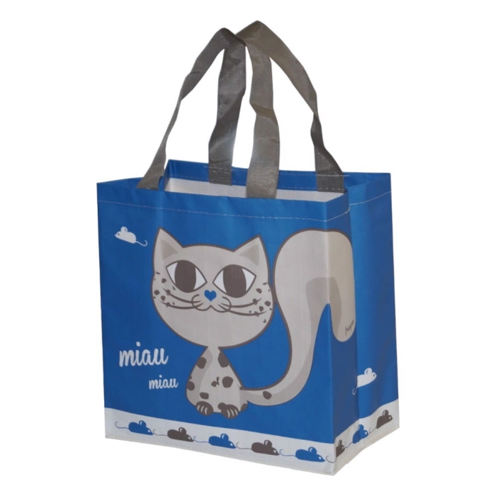 Torba na zakupy 10L 25x15x27 Kitikat niebiesk 1szt