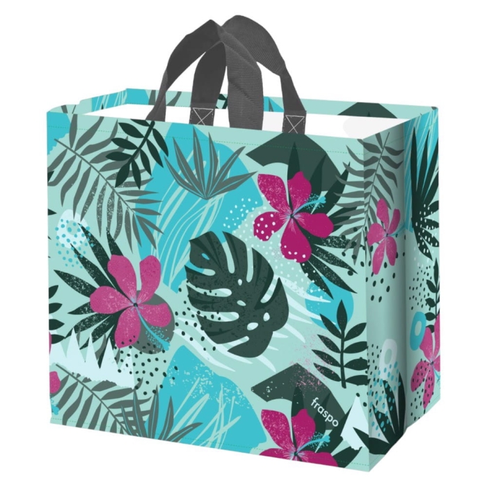 Torba na zakupy 36L 45x20x40 Monstera fiolet 1szt