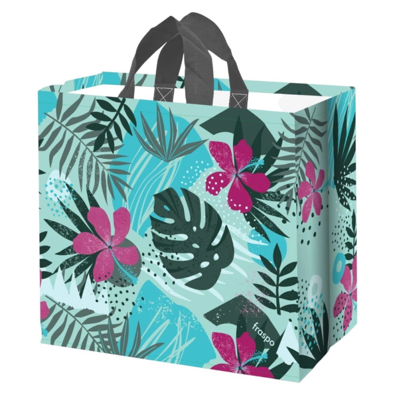 Torba na zakupy 36L 45x20x40 Monstera fiolet 1szt