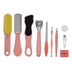 Zestaw do pedicure manicure wielofunkcyjny 10szt