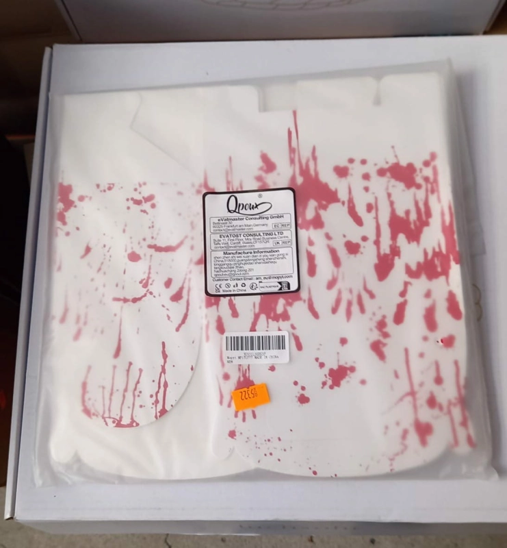 12 szt pudełek na cukierki na Halloween nadruk $ (opłata SUP)