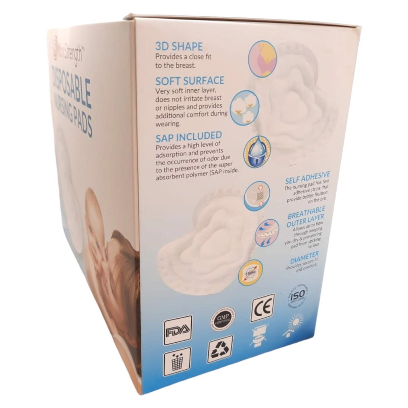 Wkładki Laktacyjne Jednorazowe Zestaw 120 Szt.