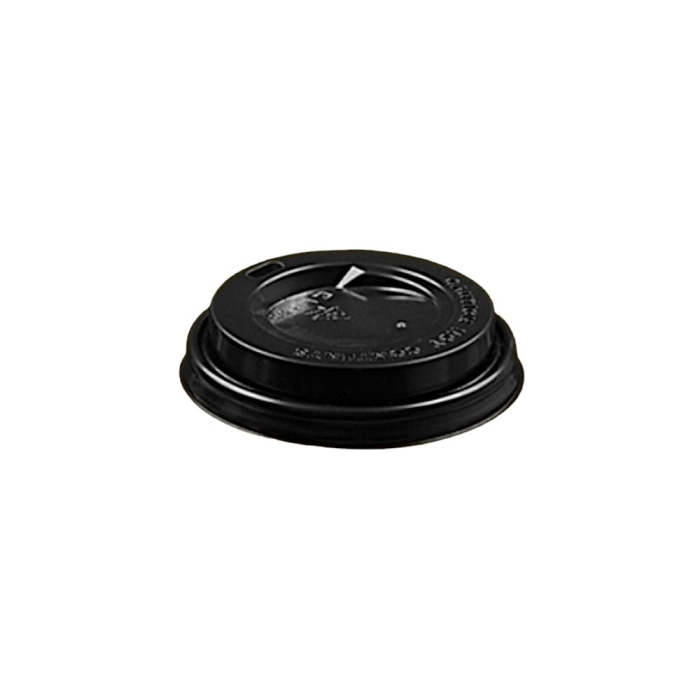 Pokrywka do kubków kraft 160ml czarna 100szt