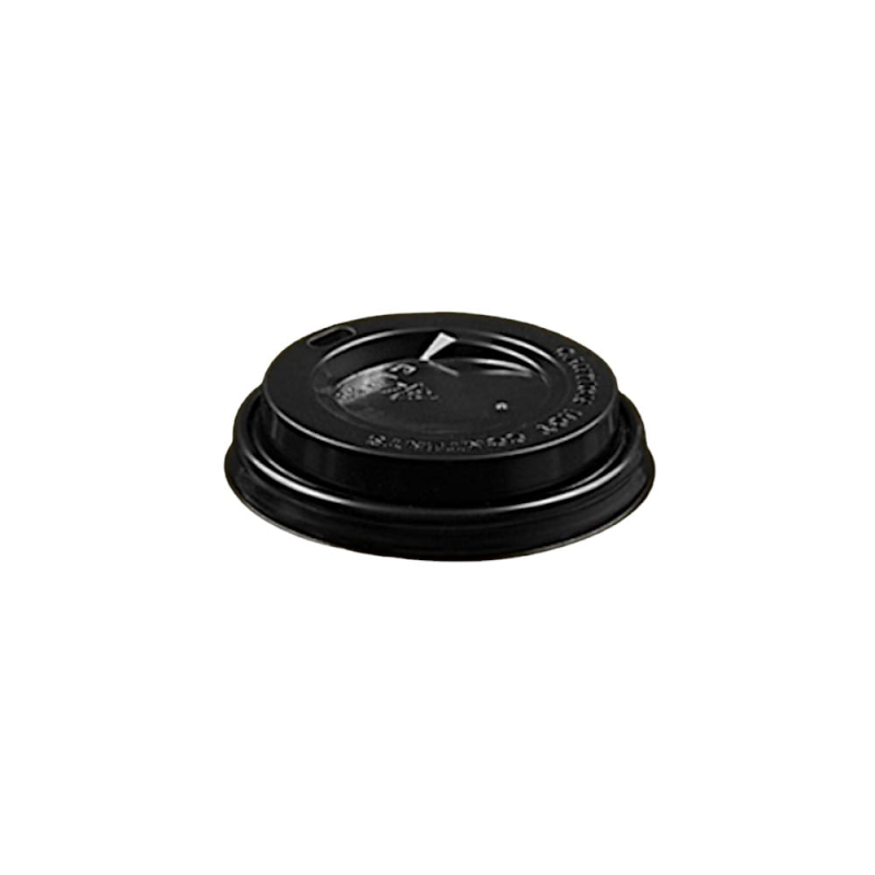 Pokrywka do kubków kraft 160ml czarna 100szt