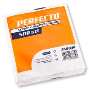 Serwetka gastronomiczna 15x15cm biała 500szt