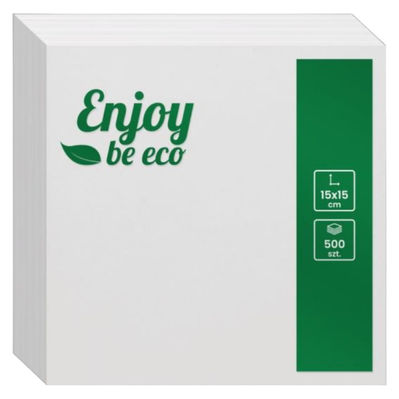 Serwetka gastronomiczna 15x15cm biała 500szt