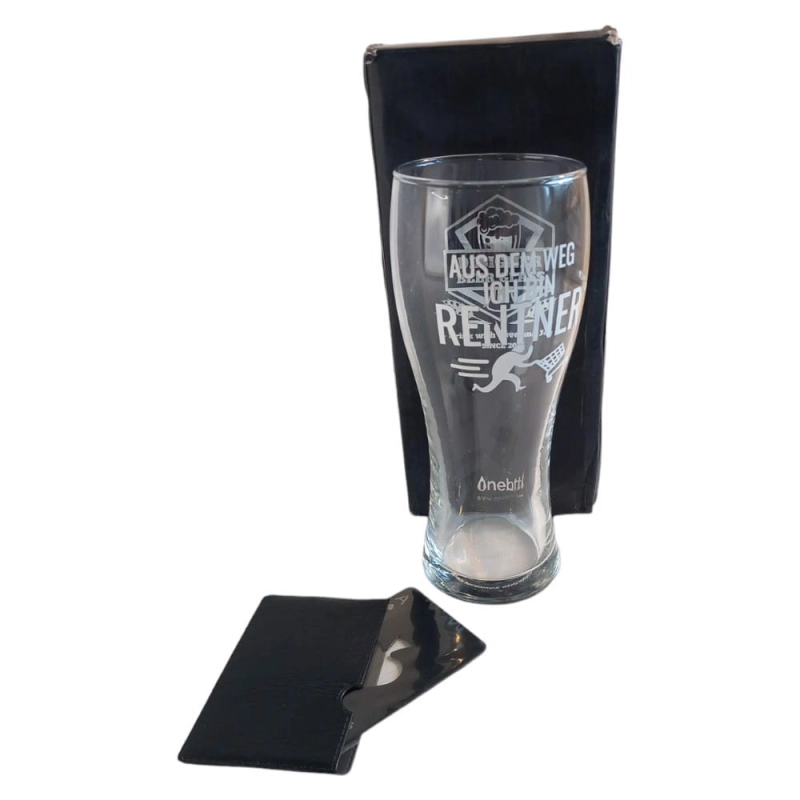 Szklanka do piwa 450ml z napisem Onebttl