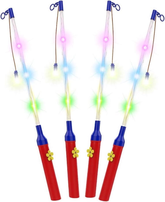 Uchwyt do lampionu lampka LED Roraty Halloween x4