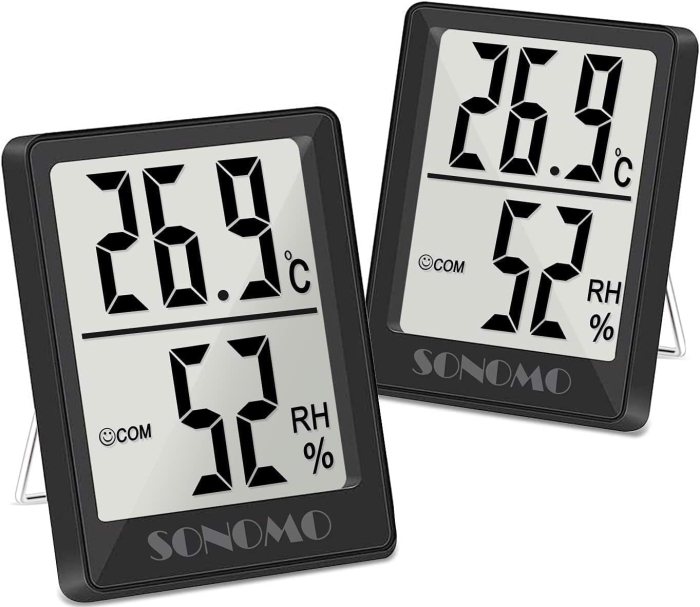 Cyfrowy Termometr higrometr LCD Stacja pogody 2szt