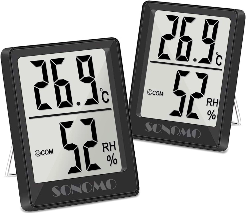 Cyfrowy Termometr higrometr LCD Stacja pogody 2szt