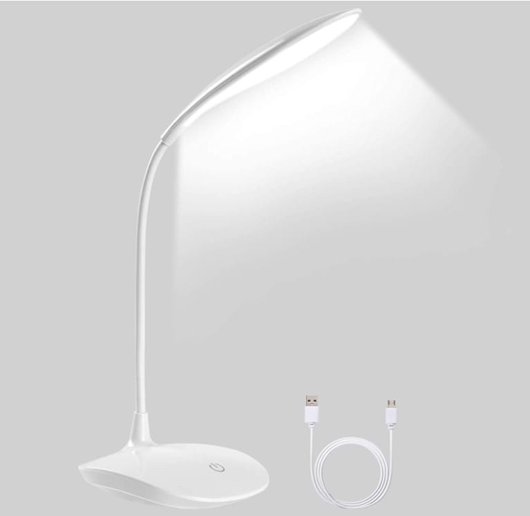Lampa biurkowa przenośna lampa USB 3 tryby światła