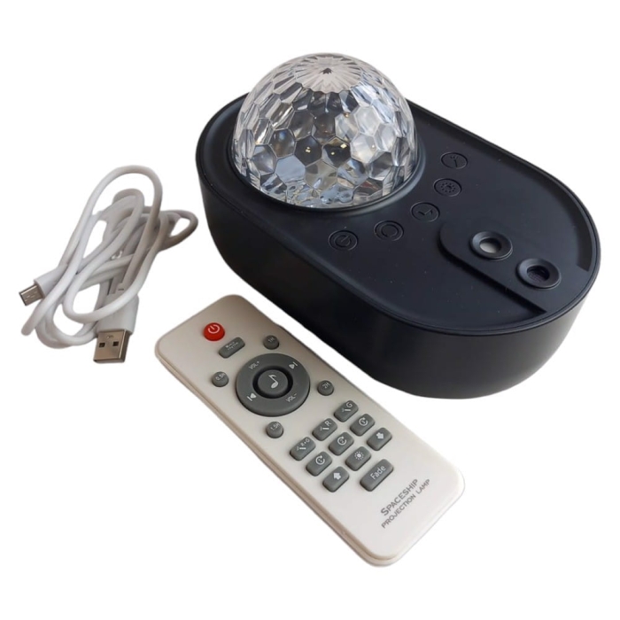 Projektor lampka nocna Galaxy Sky pilot Bluetooth