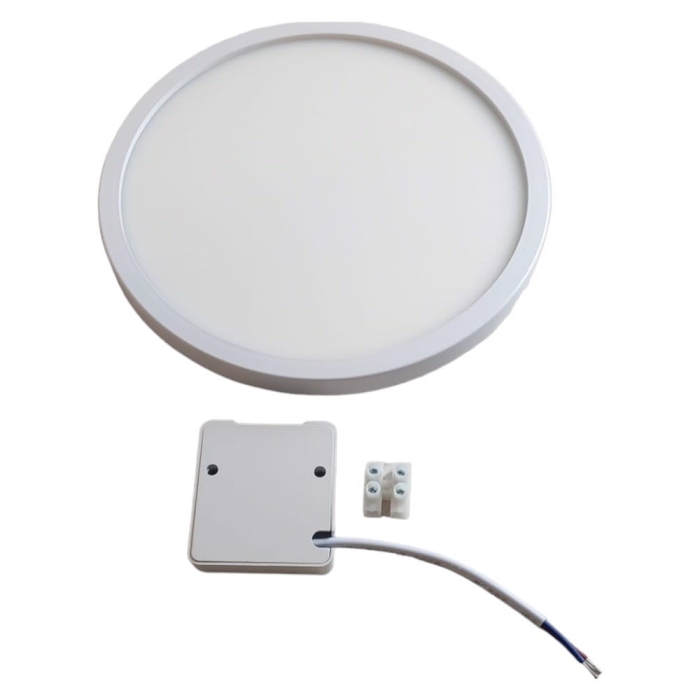 Lampa sufitowa Led 18W Płaska Biała Yafido