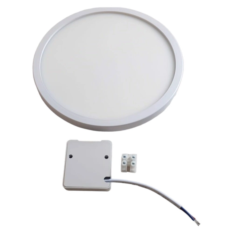 Lampa sufitowa Led 18W Płaska Biała Yafido