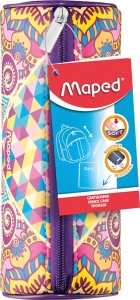 Piórnik tuba MAPED Mozaika Fioletowy