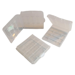 Plastikowe pudełko etui na baterie AA oraz AAA 3 S