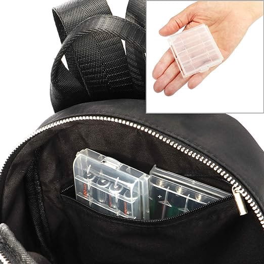 Plastikowe pudełko etui na baterie AA oraz AAA 3 S