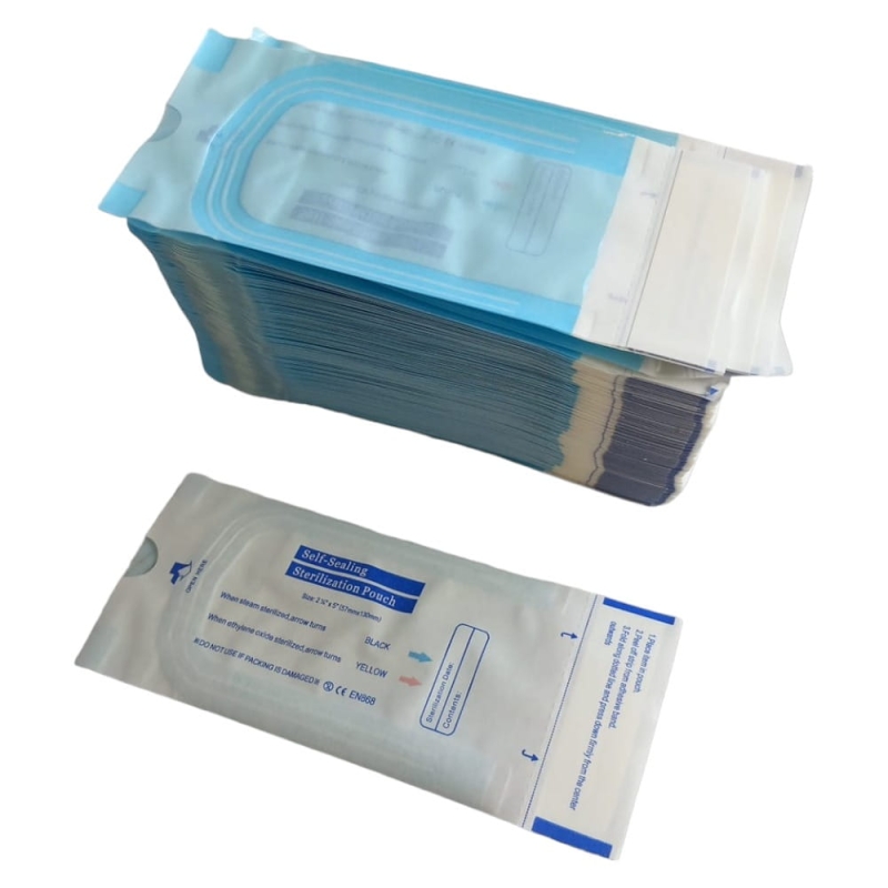 Torebki worki do sterylizacji 130x57mm 200szt