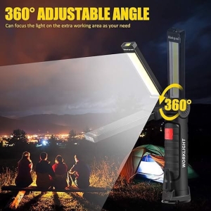 Latarka Akumulatorowa LED 2 szt Kempingowa na USB