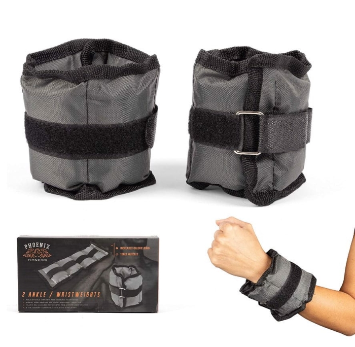 Obciążniki Kostka Nadgarstek 2X0.5Kg Regulowane