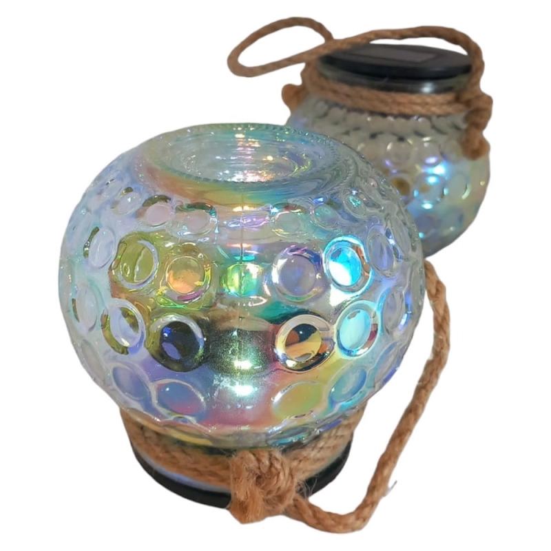 Lampa Ogrodowa LED Solarna Kula Wisząca 2szt