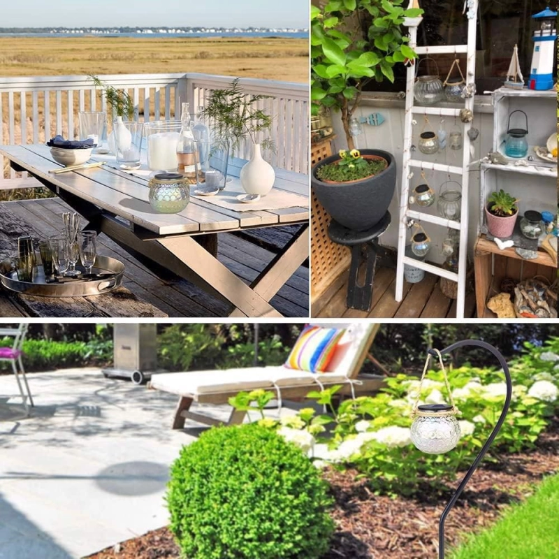 Lampa Ogrodowa LED Solarna Kula Wisząca 2szt