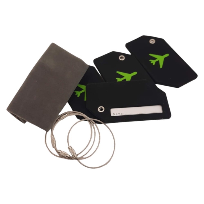 Zawieszka Bagażowa Adresówka Silikonowa 4szt