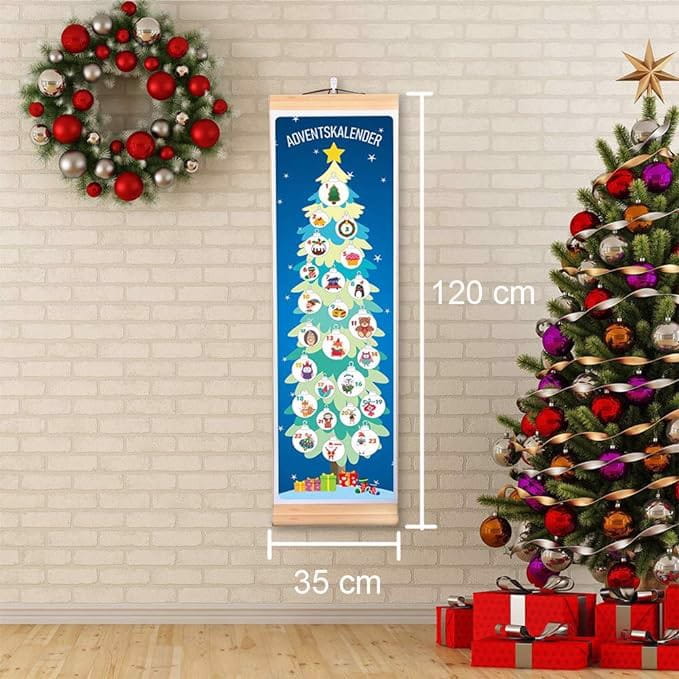 Kalendarz Adwentowy Do Zawieszenia Dekorowania Diy