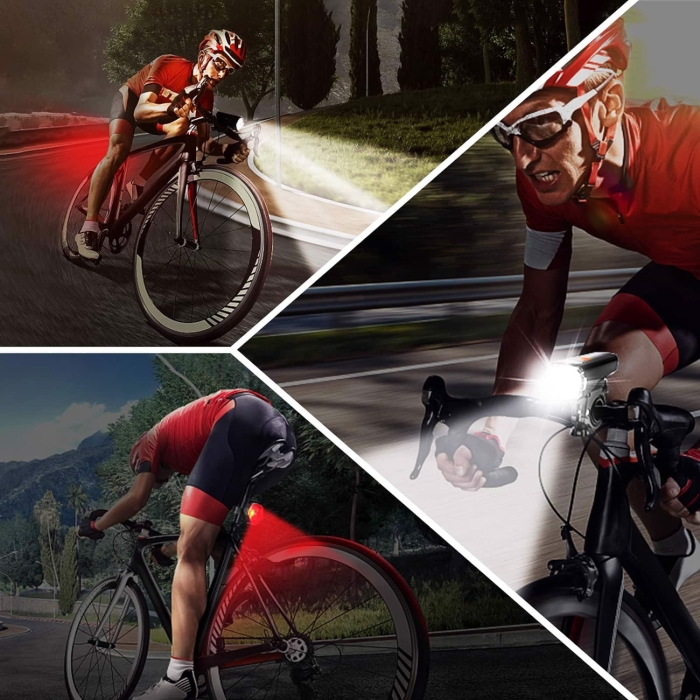 Zestaw Oświetlenia Rowerowego Led Usb