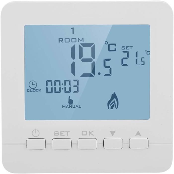 Termostat Cyfrowy Dotykowy Wyświetlacz Lcd