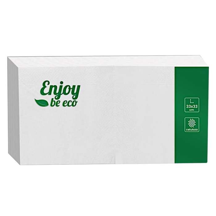 Serwetka gastronomiczna 33x33 1/8 biała 500szt