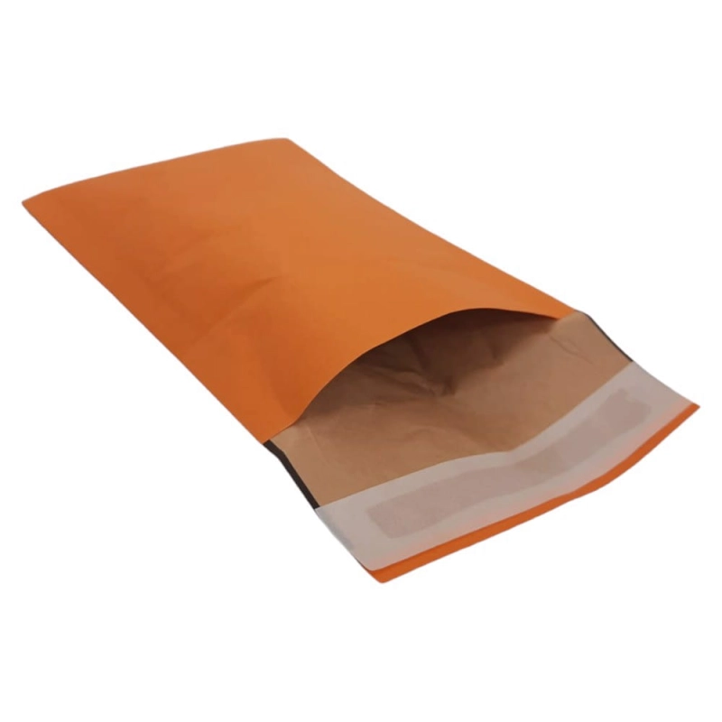 Koperta 165x100mm wyściełana pomarańcz 10szt