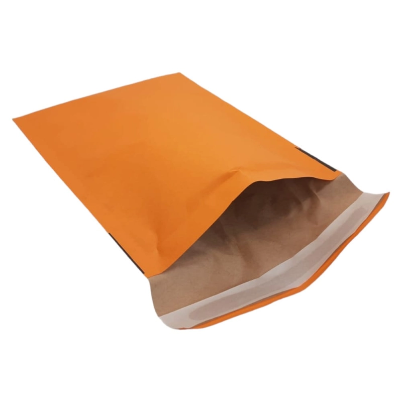 Koperta 215x150mm wyściełana pomarańcz 10szt