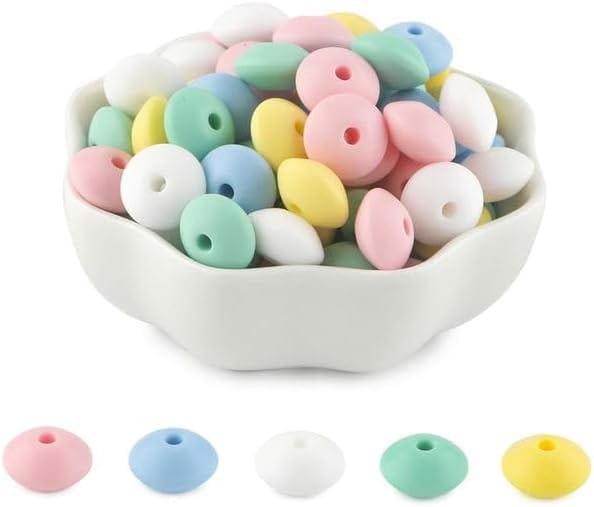 Koraliki Handmade Okrągłe Pastelowe Kolory 50Sztuk
