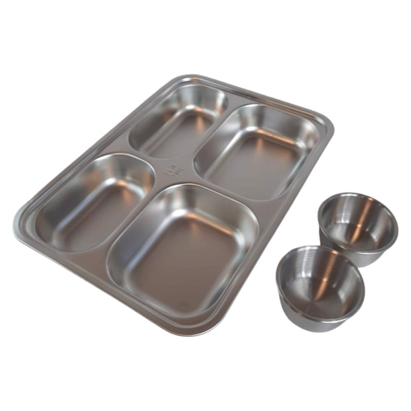 Pudełko Śniadaniowe Lunchbox z Przegrodami 580ml