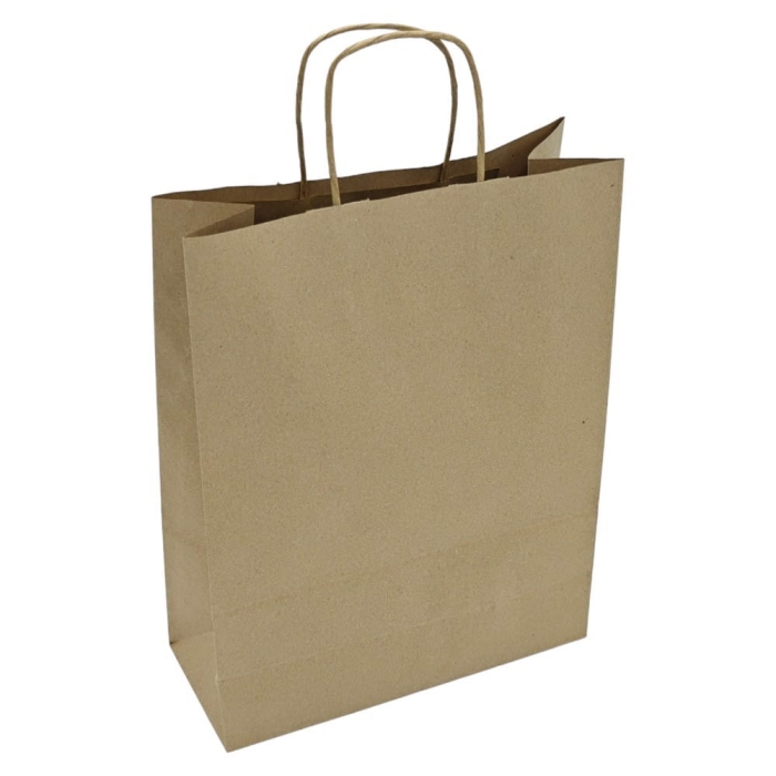 Torba papierowa 24x10x32cm brąz Enjoy be Eco 1szt