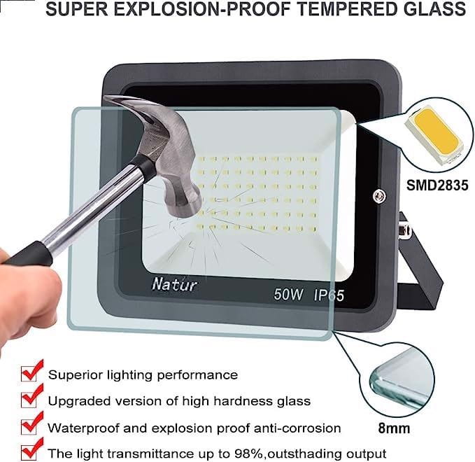 Reflektor zewnętrzny LED 50W IP65 6000K 4250lm