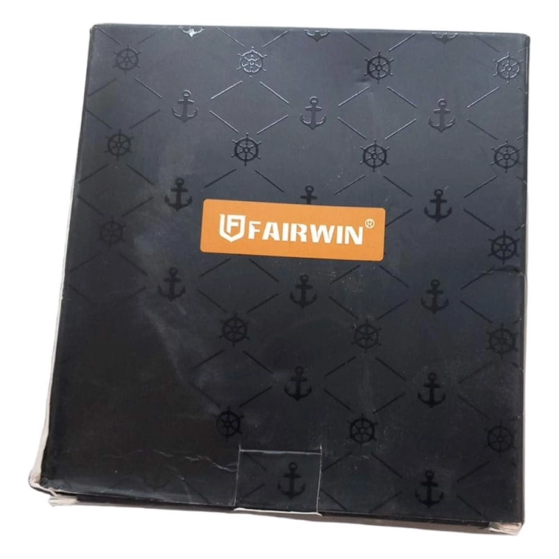 Pasek pleciony Fairwin unisex czarny