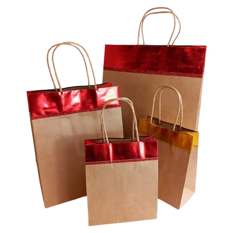 Torba Torebka papierowa 3 rozmiary Zestaw 18szt