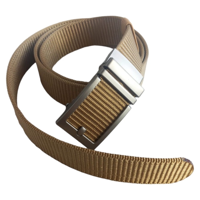 Pasek Męski Nylonowy Khaki Sz. 3,5 Cm Dł. 120 Cm