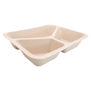 Pojemnik do zgrzewu trójdzielny 227x178 pulpa 50sz