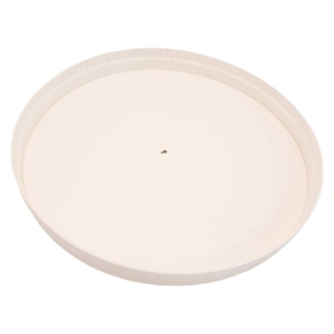 Wieczko papierowe 115mm Plastic free białe 50szt