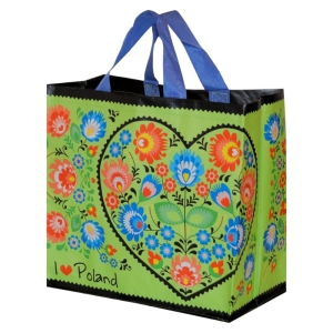 Torba na zakupy 24L 35x20x35 Folklor 1szt limonkowa